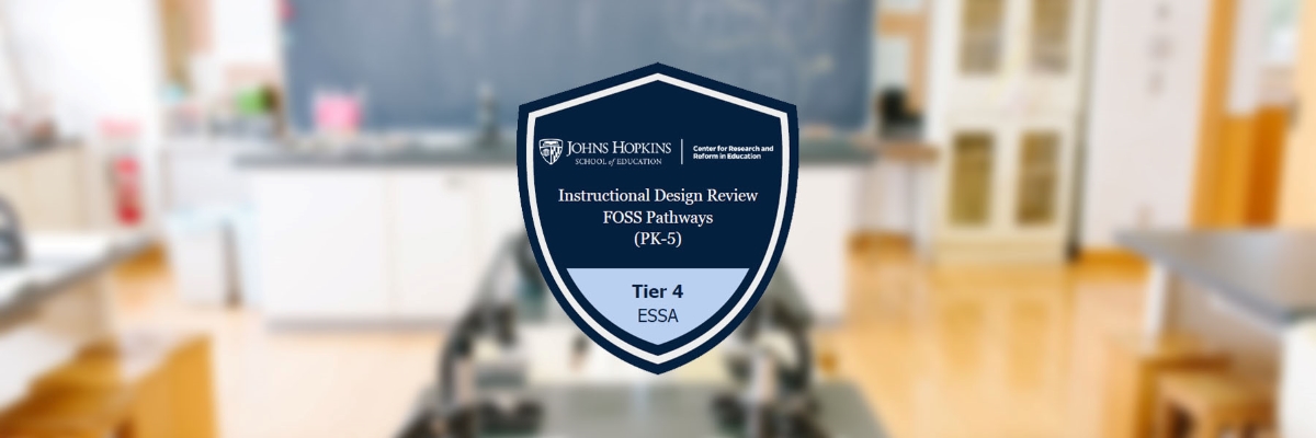 Pathways Awarded ESSA Tier 4 by Johns Hopkins School of Education